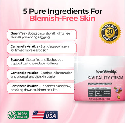 K-Vitality Cream™ (Anti-Spider Veins, Bruising & Dark Spots)
