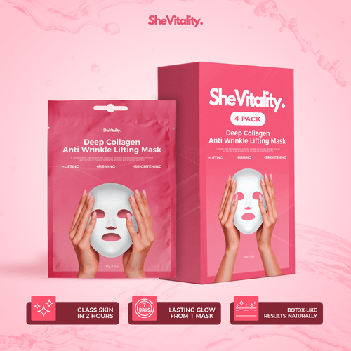 Collagen Glow Up Mask 2.0 - 30 Day Supply (4 Masks)