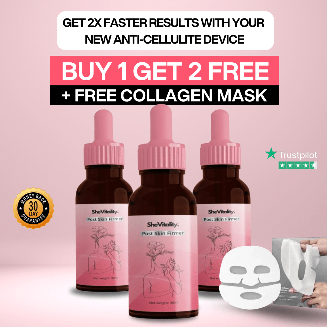 SheVitality™ Post-Skin Firmer - BUY 1 GET 2 FREE + ANTI COLLAGEN MASK