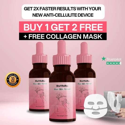 SheVitality™ Post-Skin Firmer - BUY 1 GET 2 FREE + ANTI COLLAGEN MASK